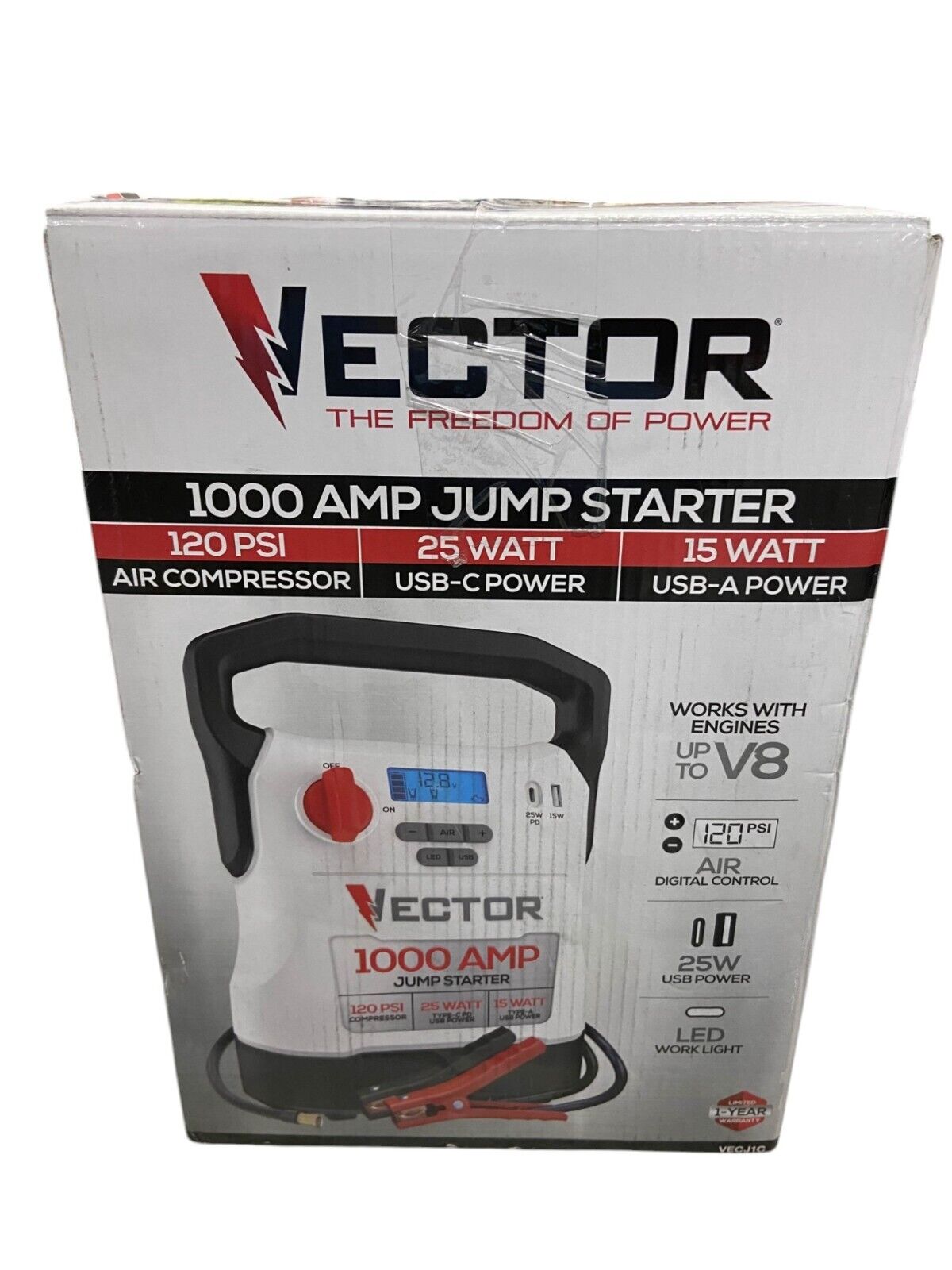 Vector 800 Amp Jump Starter w/USB Power