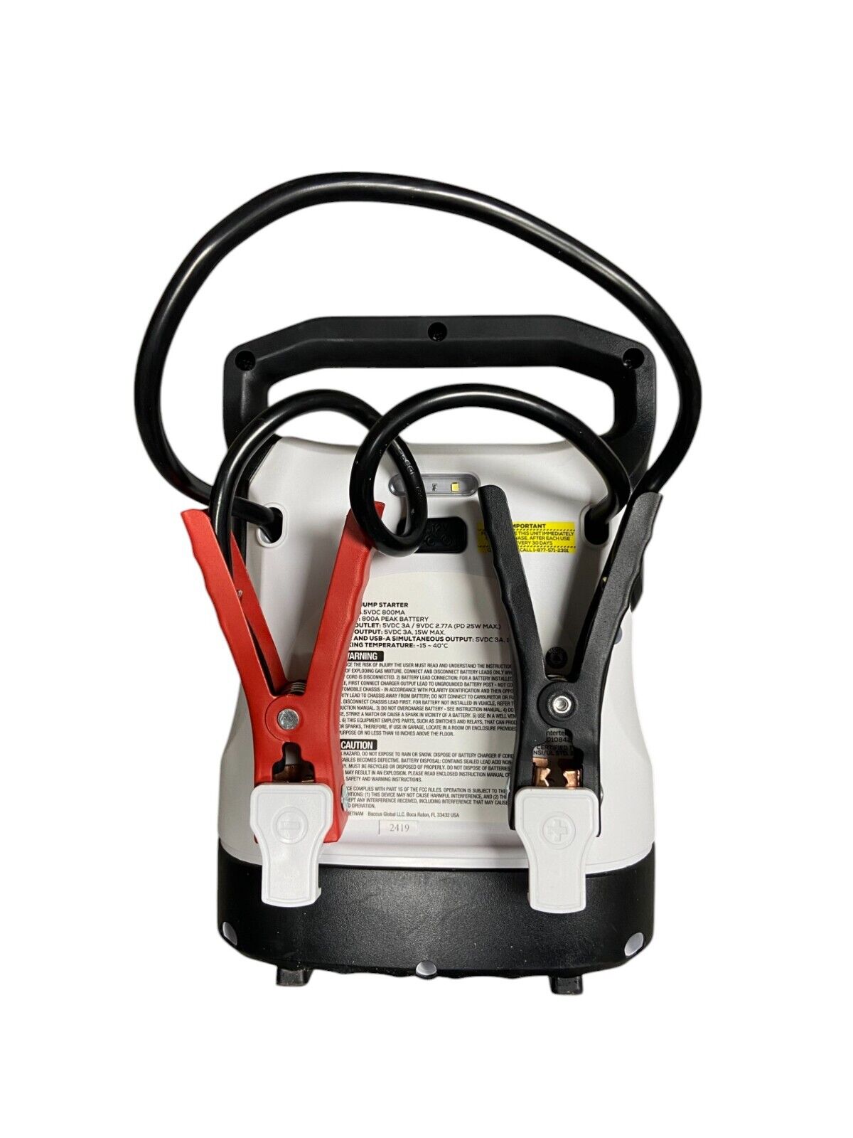 Vector 800 Amp Jump Starter w/USB Power