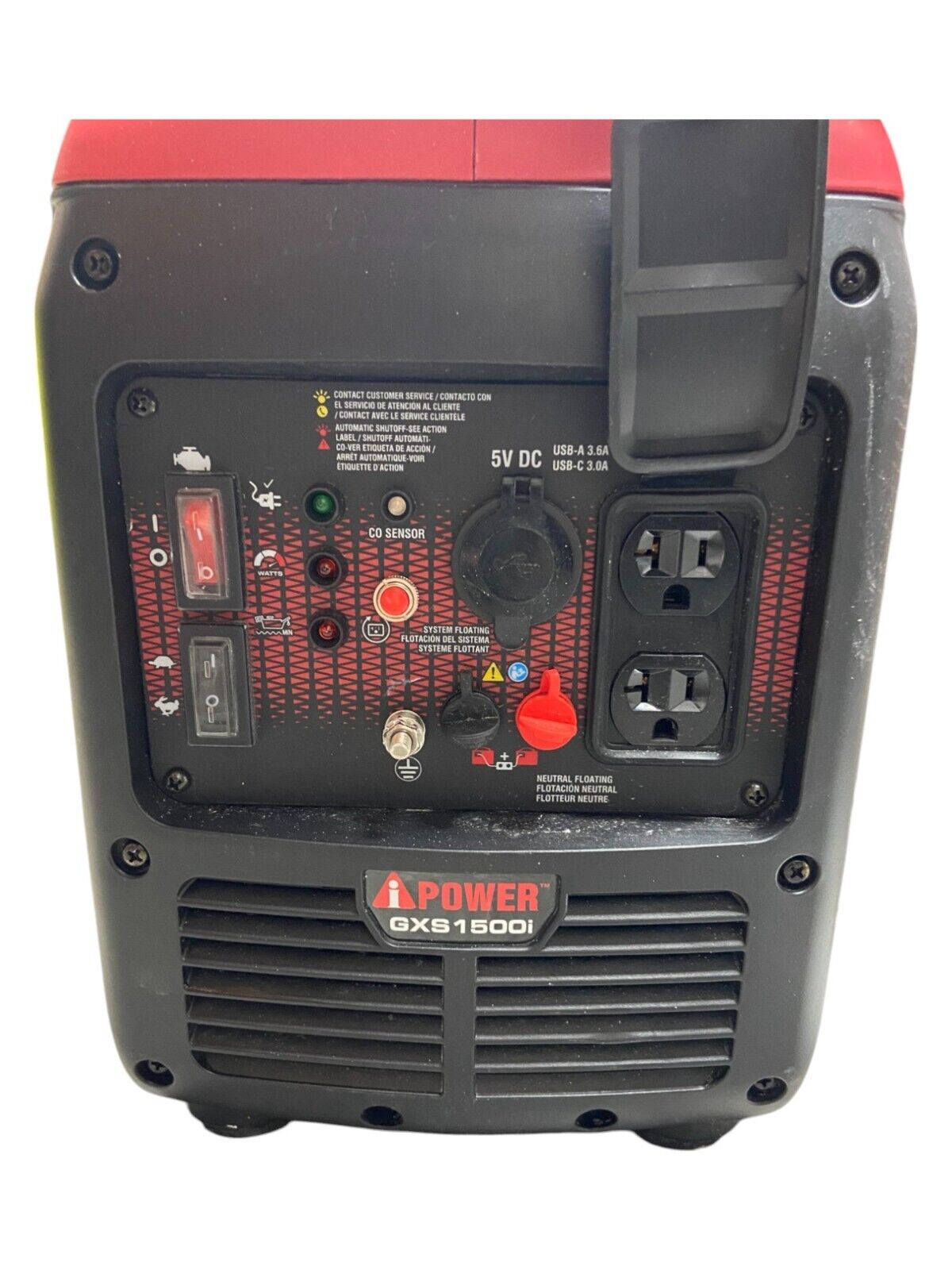 A-iPower 1500-Watt Gasoline Powered Inverter Generator GXS1500i