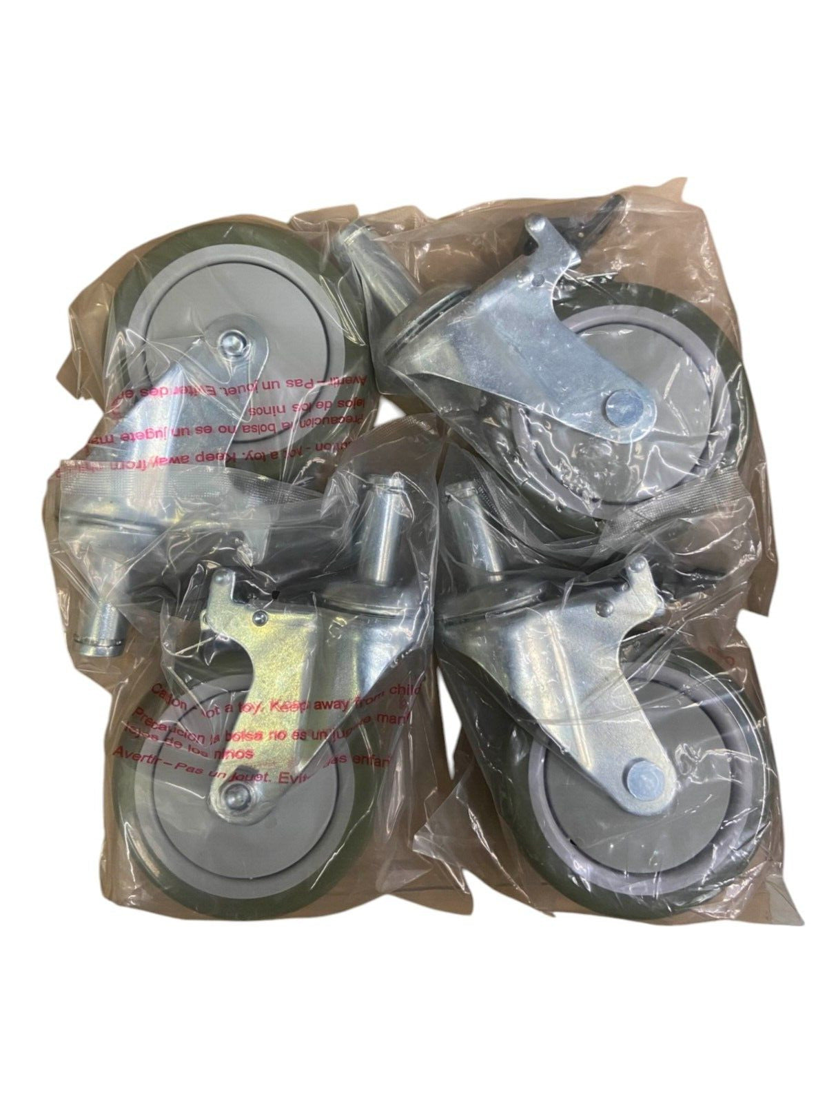 HDX 5 in. Heavy Duty Industrial Stem Casters (4-Pack)