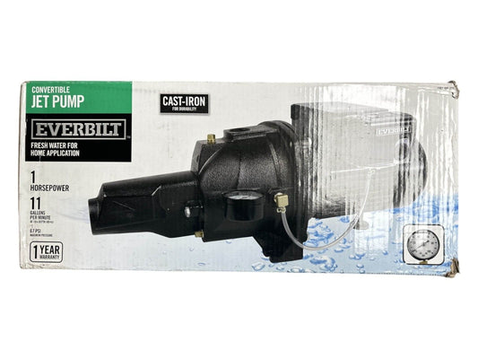 Everbilt DP550C 1 HP Convertible Jet Pump -UNTESTED-